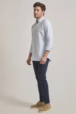 Street Monkey Camisas-Camisa oxford riscas Azul