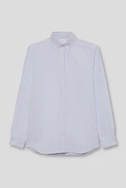 Street Monkey Camisas-Camisa oxford riscas Azul