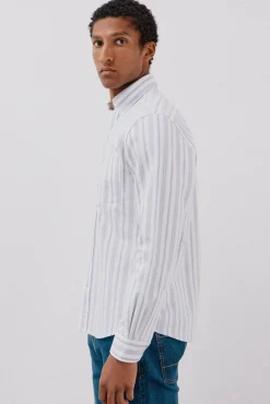 Cortefiel Camisas-Camisa oxford riscas Azul