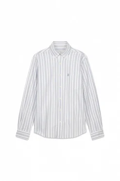 Cortefiel Camisas-Camisa oxford riscas Azul