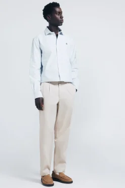 Springfield Camisas-Camisa oxford riscas azul