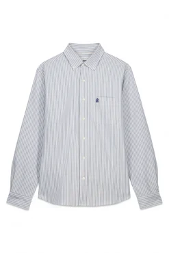 Cortefiel Camisas-Camisa oxford riscas Azul