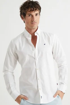 Williot Camisas-Camisa Oxford Slim Fit Branco