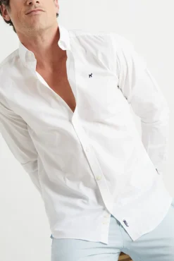 Williot Camisas-Camisa Oxford Slim Fit Branco