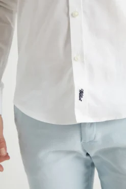 Williot Camisas-Camisa Oxford Slim Fit Branco