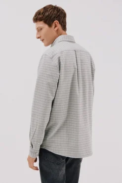 Cortefiel Camisas-Camisa oxford xadrez Verde