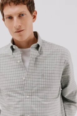 Cortefiel Camisas-Camisa oxford xadrez Verde