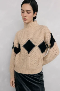 Pedro del Hierro Camisolas-Camisa Perkins Rhombus Fantasy Beige