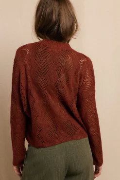 Slowlove Camisolas-Camisa Perkins vazada Laranja