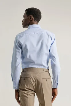 PuroEGO Camisas-Camisa pied- de-pied-de-poule slim fit Azul