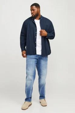 Jack & Jones PLUS Camisas-Camisa PLUS de regular fit azul