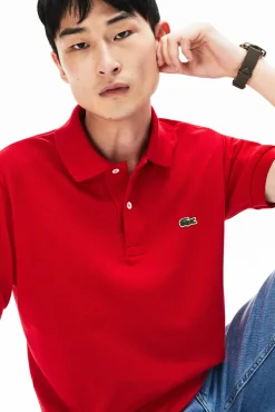 Lacoste Polos-Camisa polo clássica Vermelho