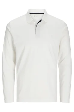 Jack & Jones Polos-Camisa polo clássica de manga comprida Branco