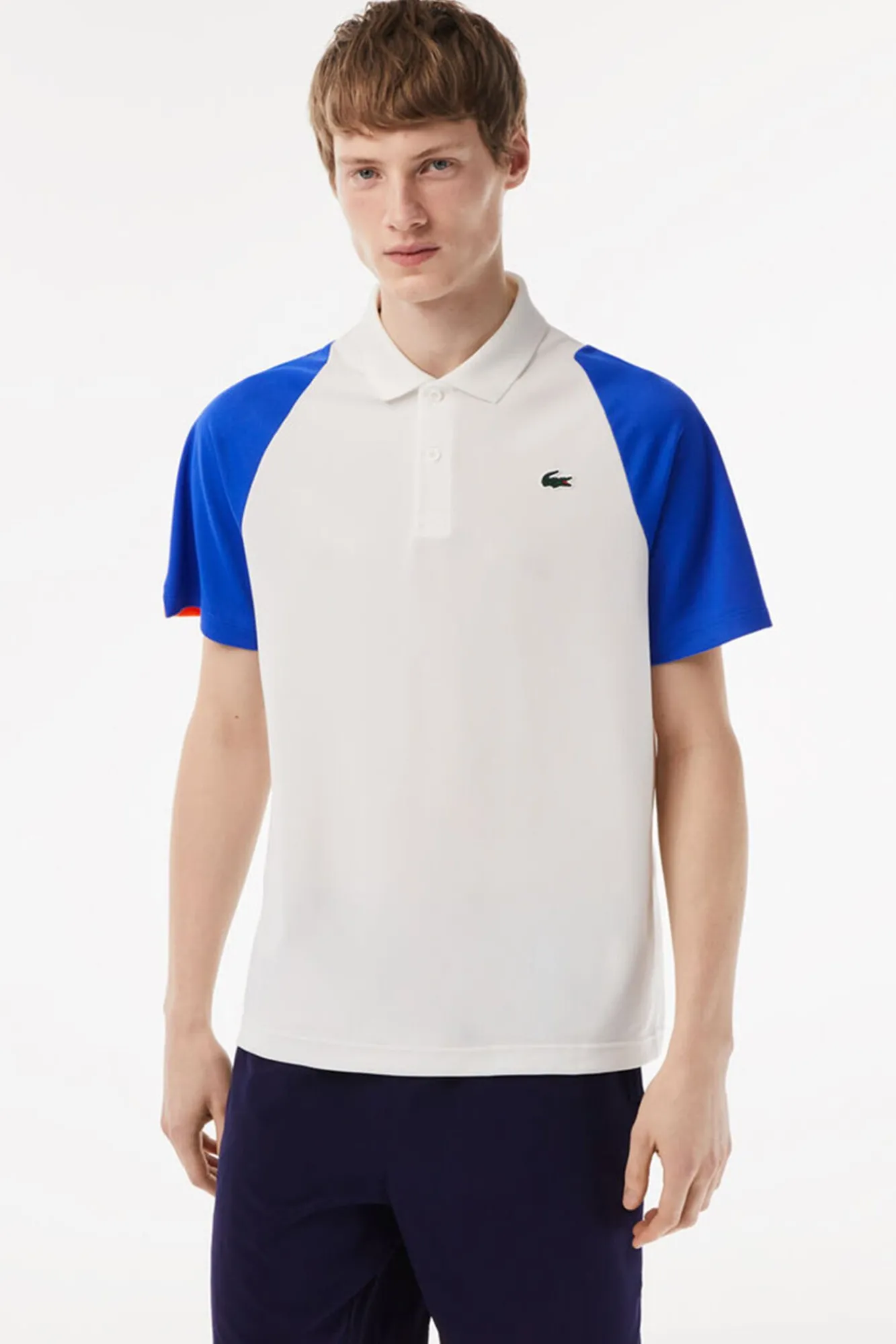 Lacoste Polos-Camisa polo color block Branco