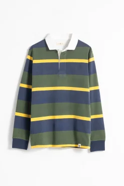 PuroEGO Polos-Camisa polo de algodão multi-listrada Verde