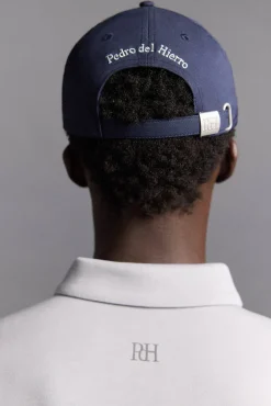 Pedro del Hierro Polos|Sobretudos-Camisa polo de golfe de manga comprida liso Cizento