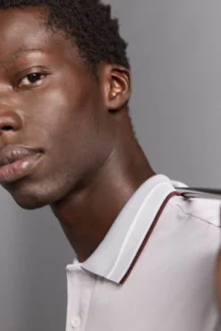 Pedro del Hierro Polos|Desporto-Camisa polo de golfe liso Cizento