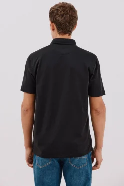 Cortefiel Polos-Camisa polo piqué liso Preto
