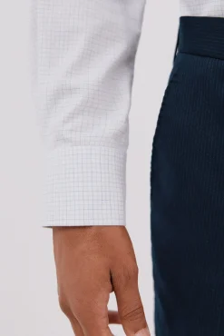 Cortefiel Camisas|Camisas Clássicas-Camisa quadrados fácil de engomar Impress&atilde;o