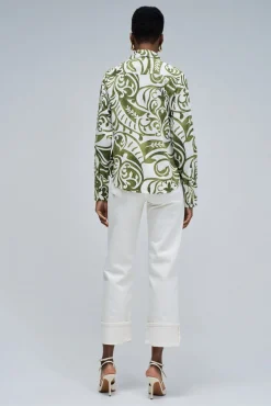 Salsa Jeans Blusas-Camisa regular Verde