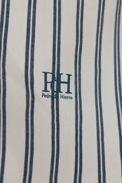 Pedro del Hierro Camisas-Camisa riscas Branco