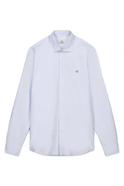 OOTO Camisas-Camisa riscas popelina Azul