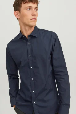 Jack & Jones Camisas-Camisa slim fit azul