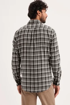 Dockers Camisas-Camisa slim fit Castanho