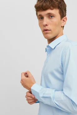 Jack & Jones Camisas-Camisa slim fit azul