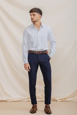 Celopman Camisas|Camisas Clássicas-Camisa social branco