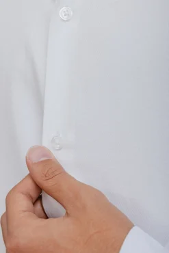 Celopman Camisas|Camisas Clássicas-Camisa social branco