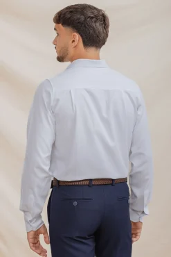 Celopman Camisas|Camisas Clássicas-Camisa social branco