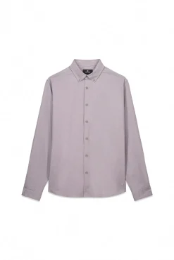 Springfield Camisas|Camisas Clássicas-Camisa social estruturada bicolor cinzento