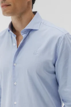 elPulpo Camisas|Camisas Clássicas-Camisa social Royal Oxford Azul