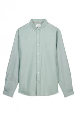Springfield Camisas-Camisa Tencel Oxford bege