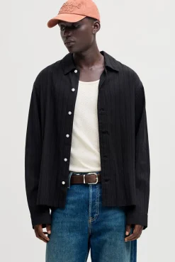 Jack & Jones Camisas-Camisa texturizada preto