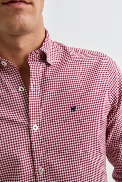 Williot Camisas-Camisa Vichy Vermelho