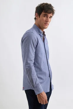 Williot Camisas-Camisa Vichy Azul