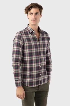 Williot Camisas-Camisa xadrez Verde