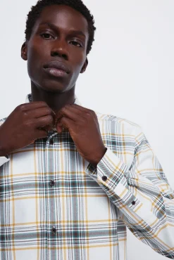 Springfield Camisas-Camisa xadrez branco