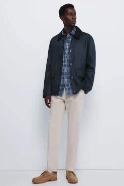 Springfield Camisas-Camisa xadrez azul