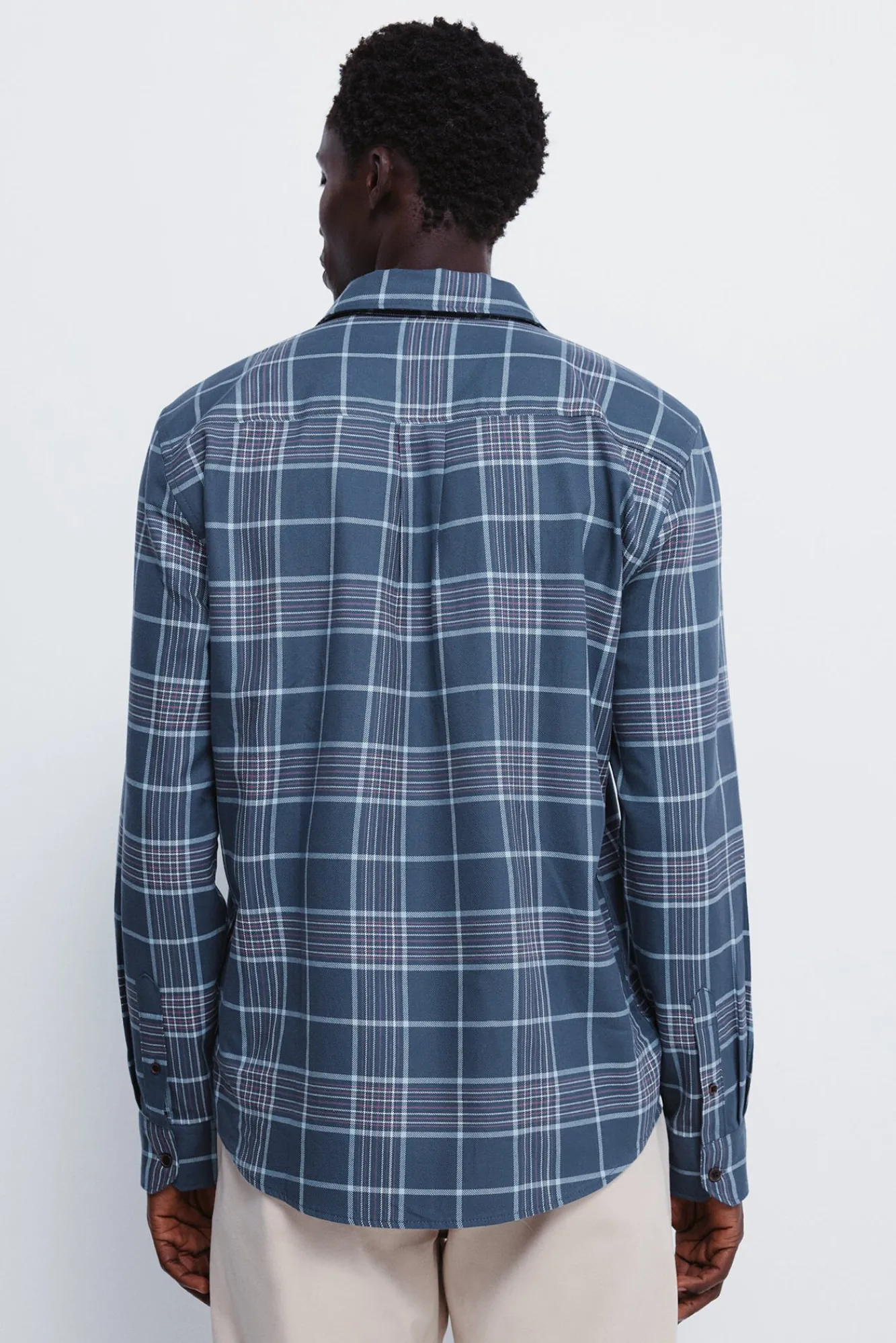 Springfield Camisas-Camisa xadrez azul