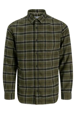Jack & Jones PLUS Camisas-Camisa xadrez básica verde