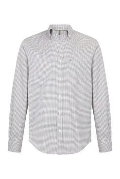 Pedro del Hierro Camisas-Camisa xadrez Oxford sem passar a ferro Verde