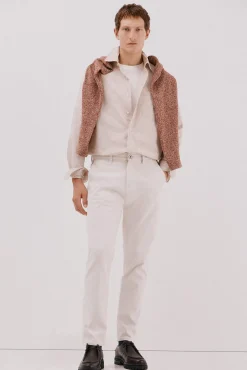 Cortefiel Camisas-Camisa xadrez popelina Castanho