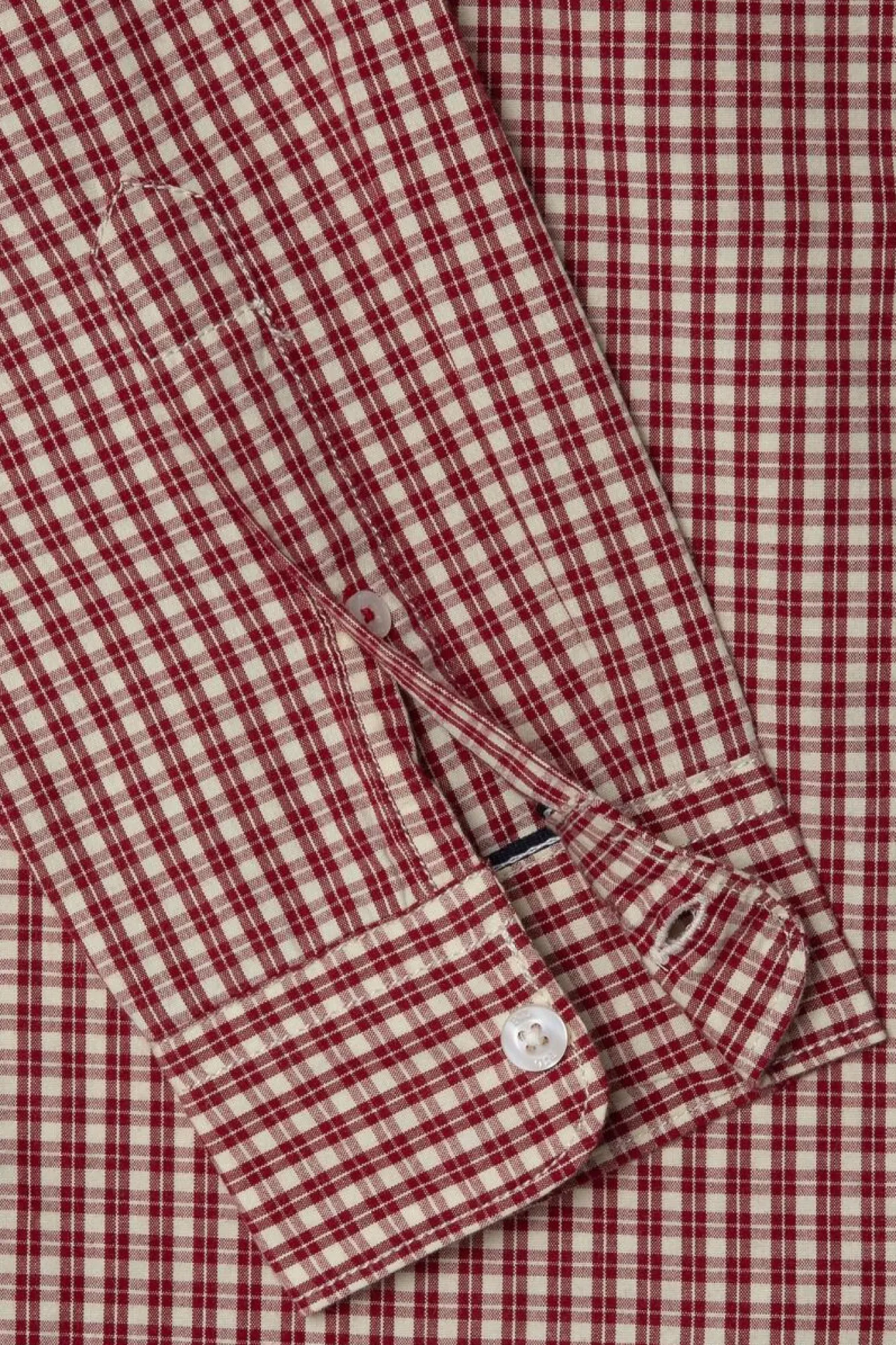 Pepe Jeans Camisas-Camisa xadrez regular fit vermelho