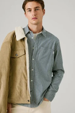 Pepe Jeans Camisas-Camisa xadrez regular fit azul