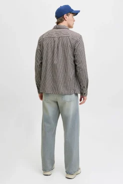 Jack & Jones Camisas-Camisa xadrez regular fit azul