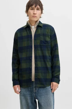 Jack & Jones Camisas-Camisa xadrez regular fit verde