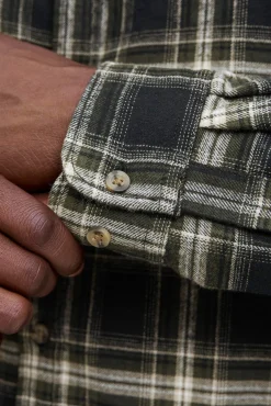 Jack & Jones PLUS Camisas-Camisa xadrez regular fit PLUS preto